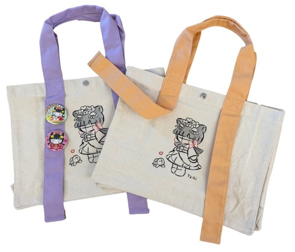 画像2: やちにゃん キャンバストート※保護猫支援寄付付き (2)