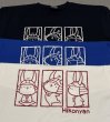 画像1: ひこにゃん長袖Ｔシャツ ３ポーズ (1)