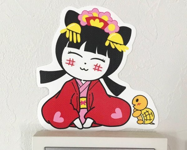 画像4: ひこにゃん ウォールステッカー:剣 (4)