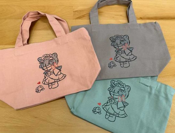 画像1: やちにゃん キャンバスデイリートート (1)